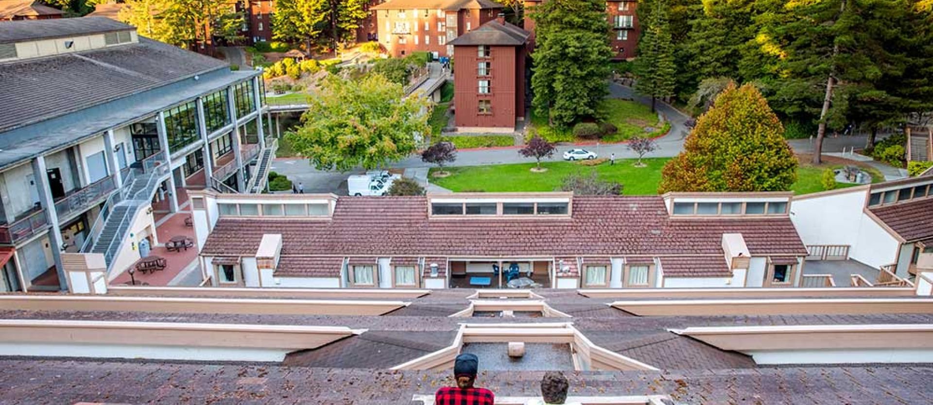 Balcony view from Cypress Hall