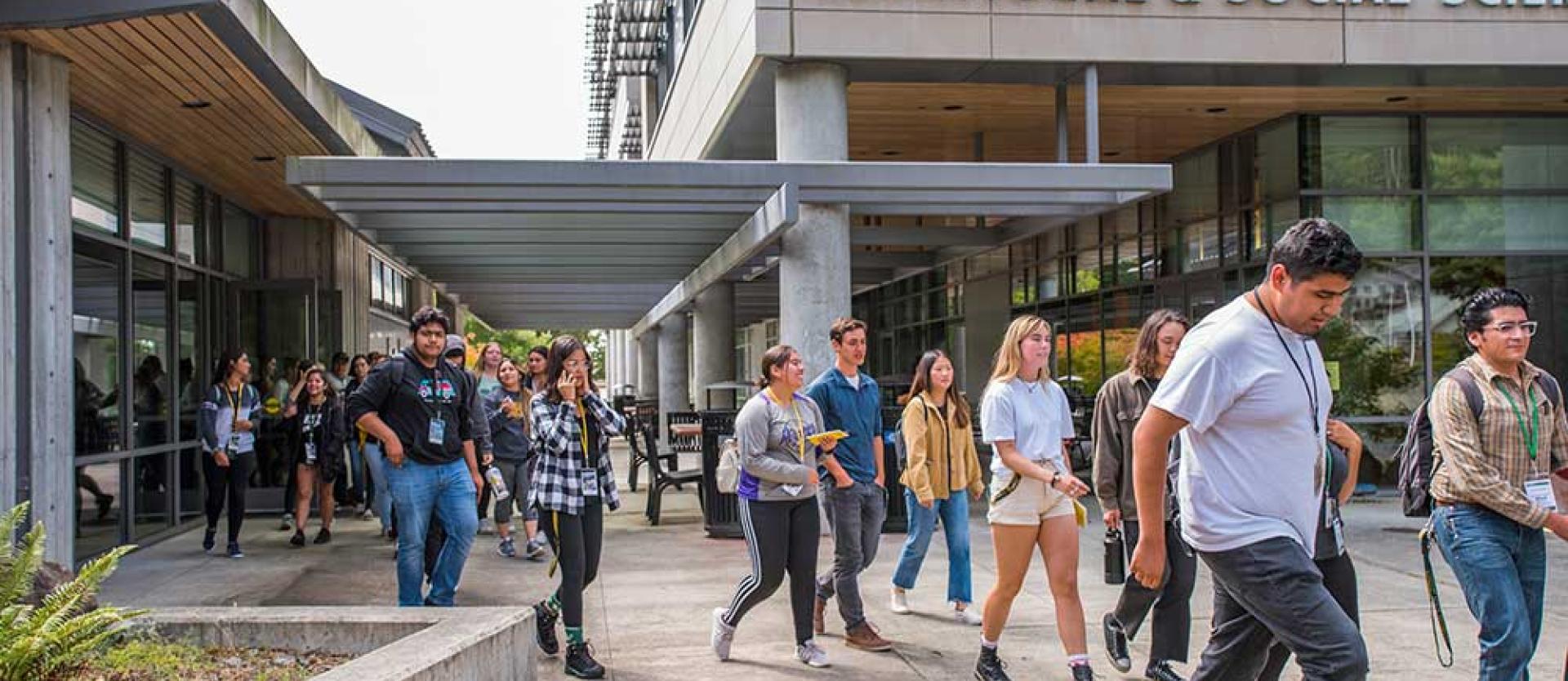 Behavioral & Social Sciences, first CSU building to be LEED Gold Certified by the U.S. Green Building Council for its sustainable design.