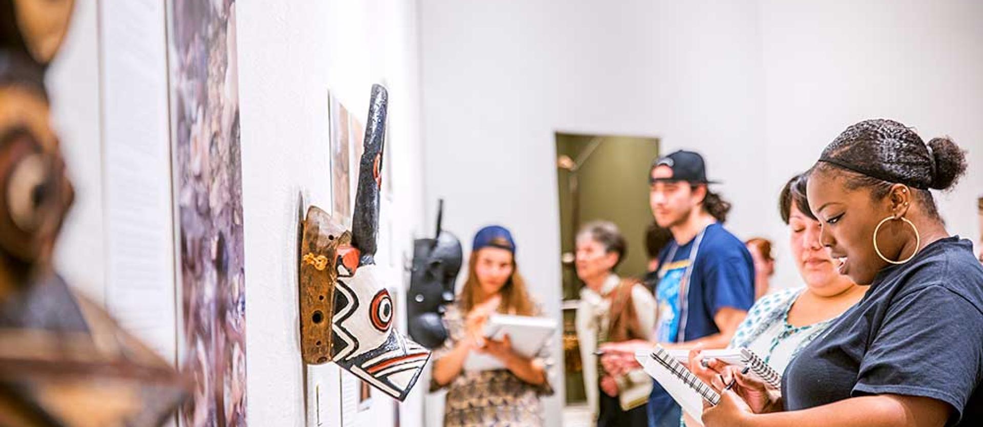 The Reese Bullen Gallery offers hands on learning opportunities for Art majors