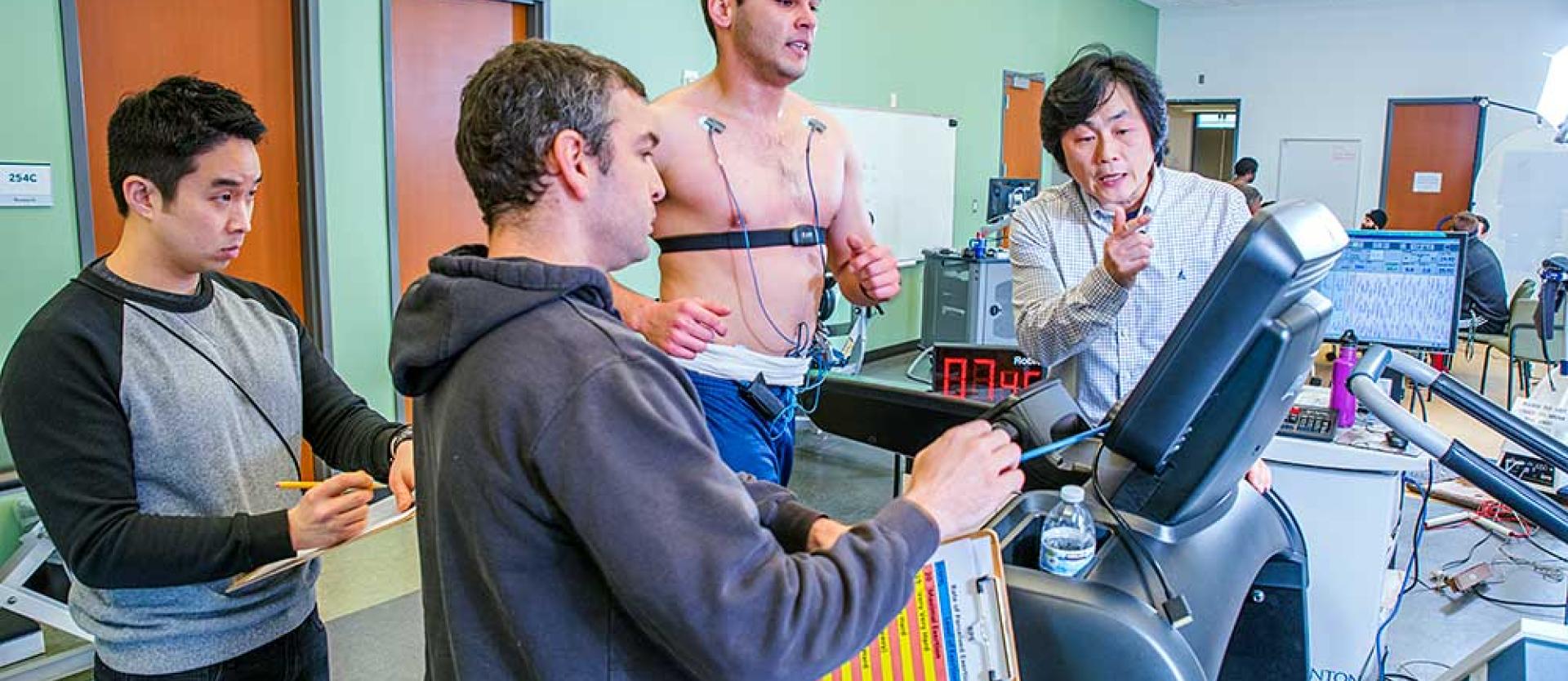Kinesiology faculty and students create fitness programs for first responders in the Human Performance Lab