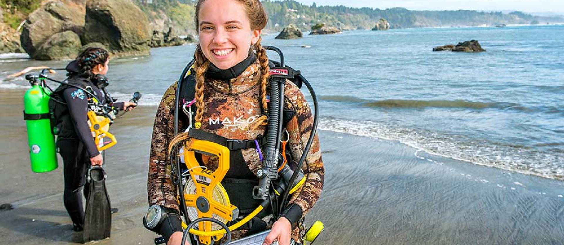 Scientific Diving at Trinidad Beach