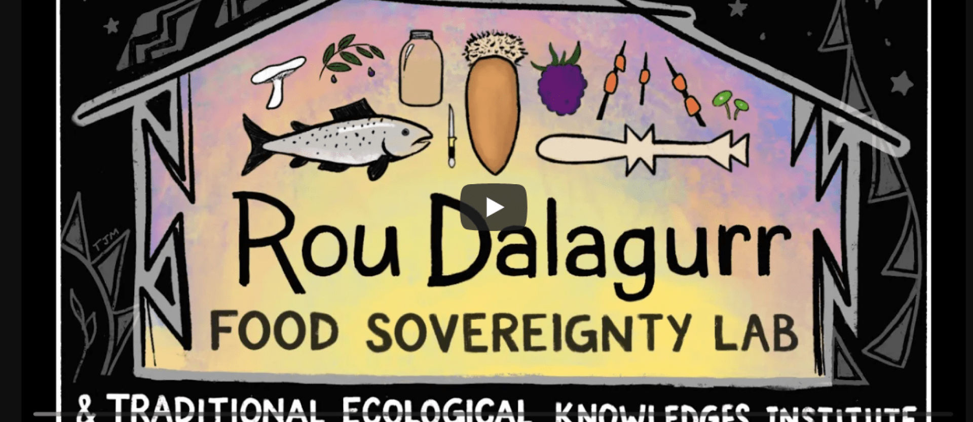 Image of the FSL Official Artwork with traditional foods