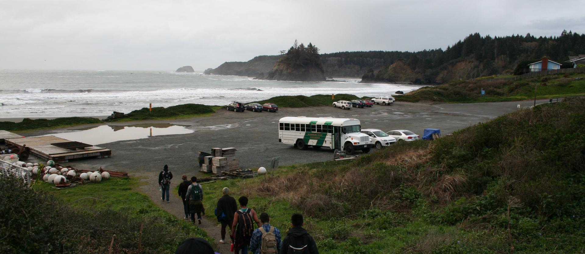 Fieldwork at Trinidad Head Beach