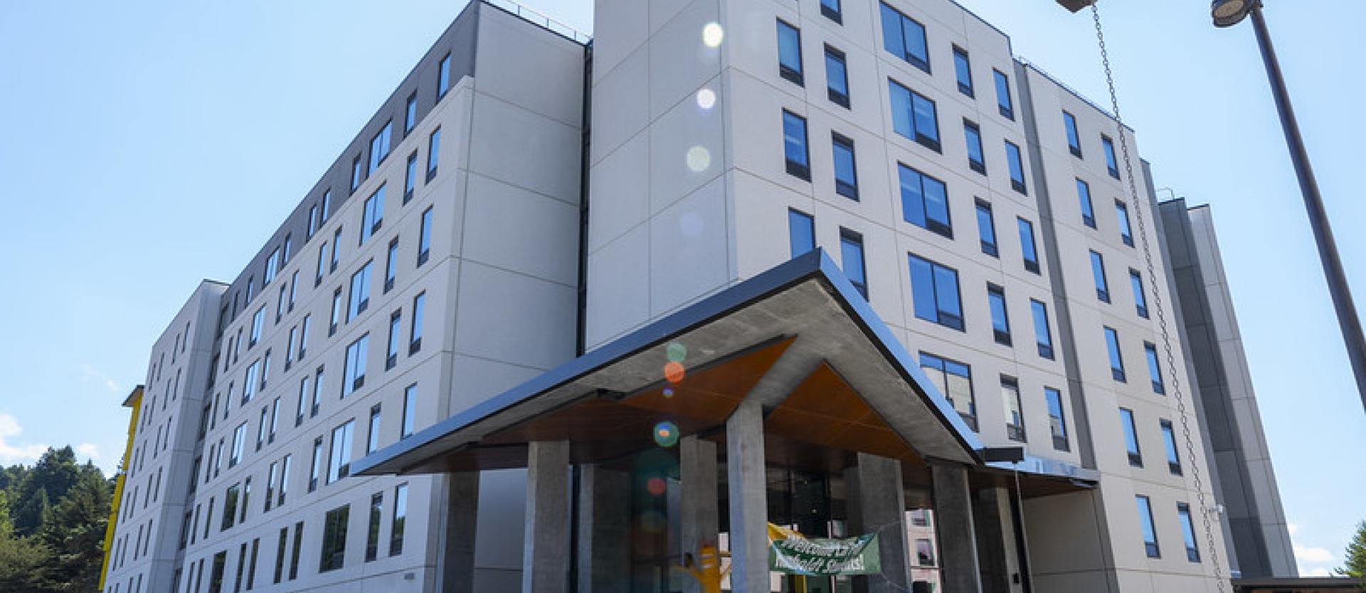 exterior of apartments