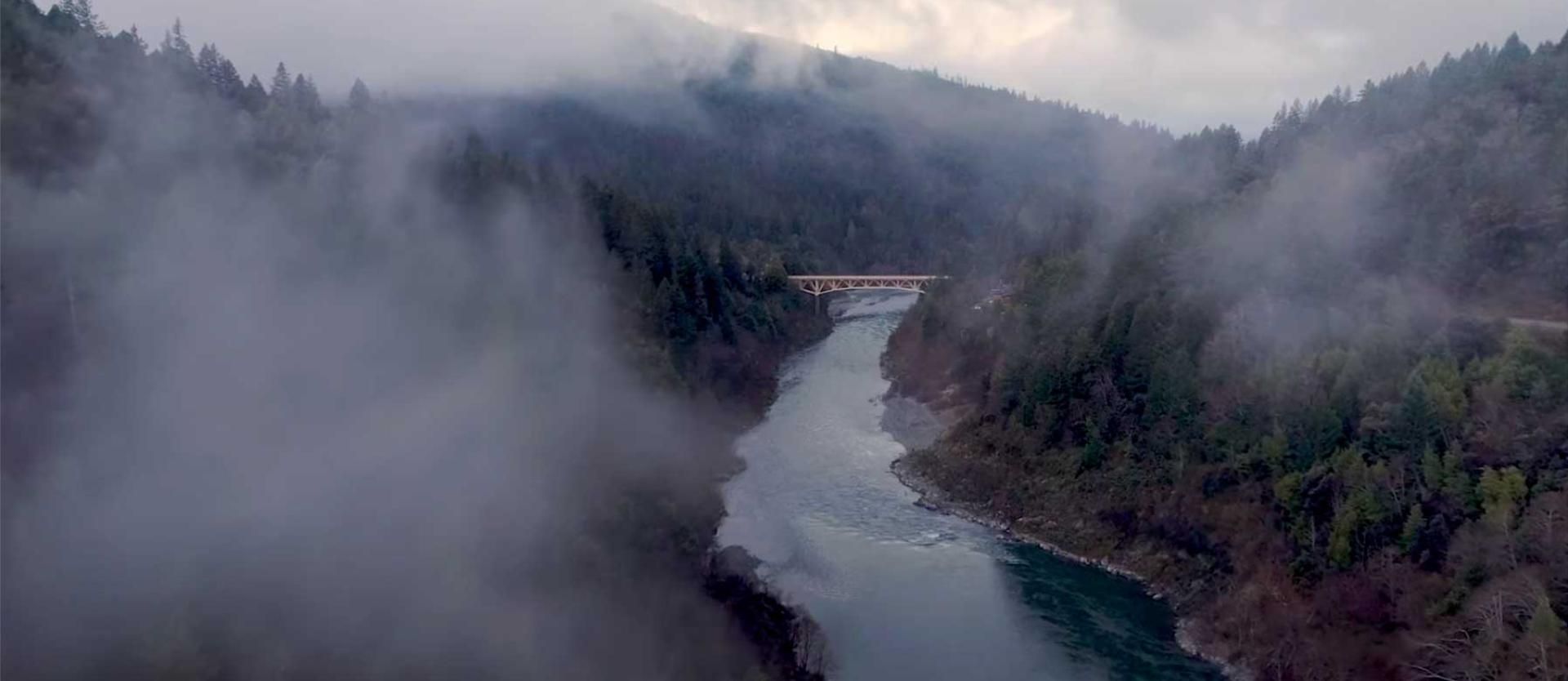 Image of river with bridge