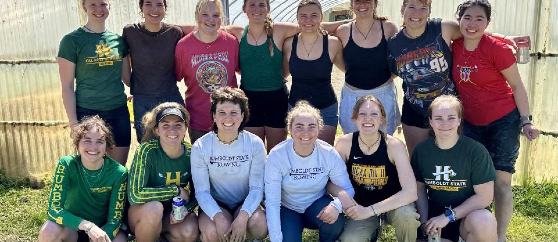 Women's rowing team volunteers (Spring 2024)
