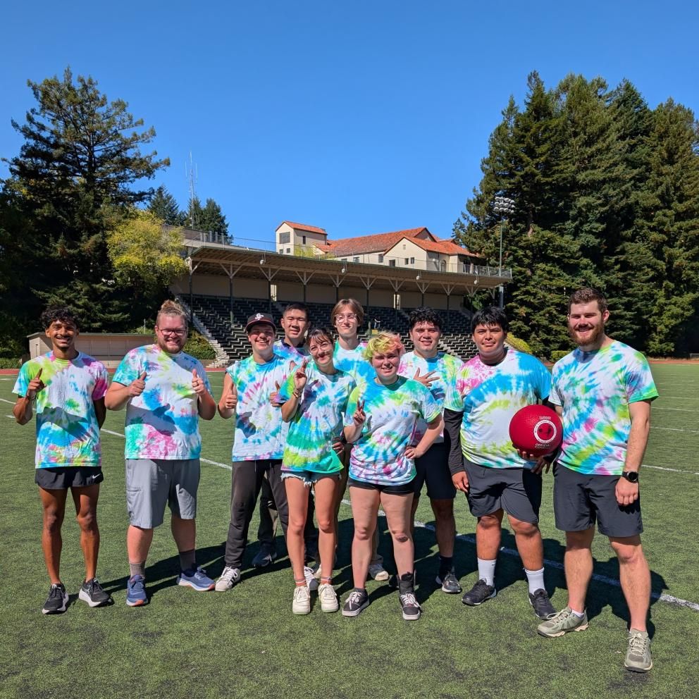 Student kickball team participates in College Colors day