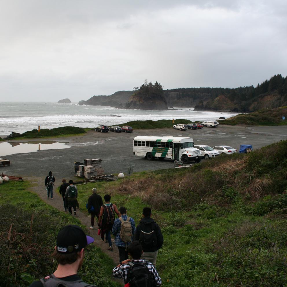 Students at Trinidad Head