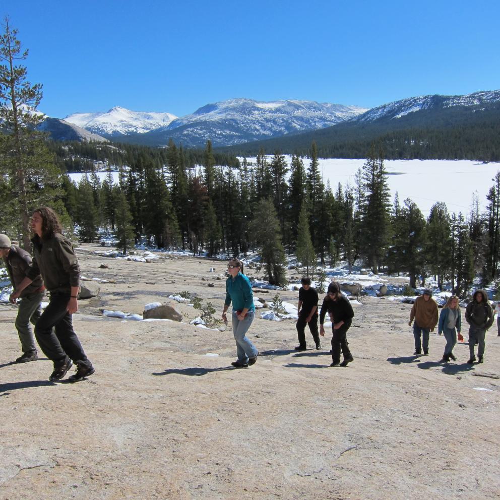 Students at Yosemite 