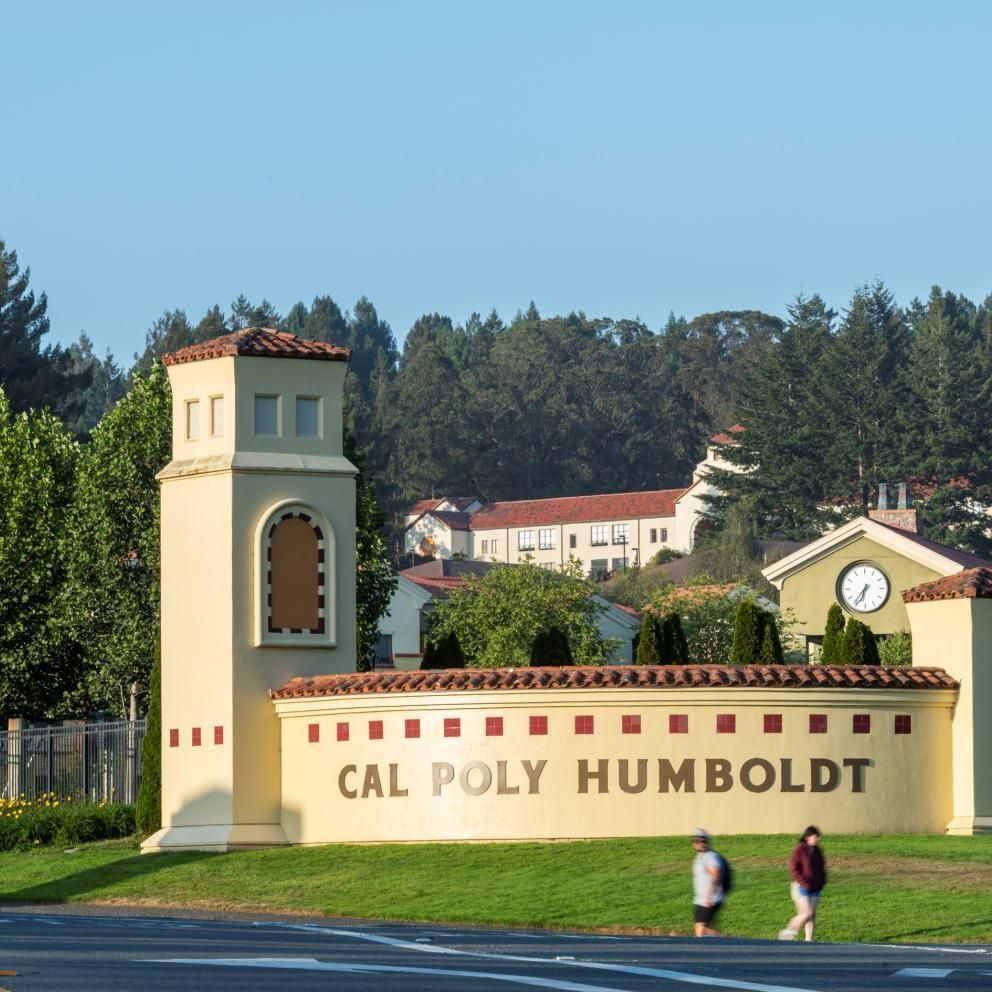 Cal Poly Humboldt Campus Entrance