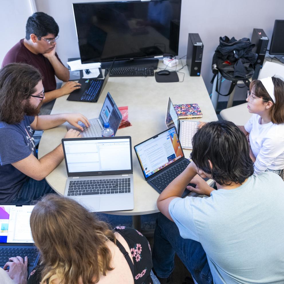 Study group working together