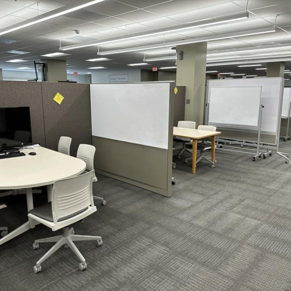 image of group study collaboration stations