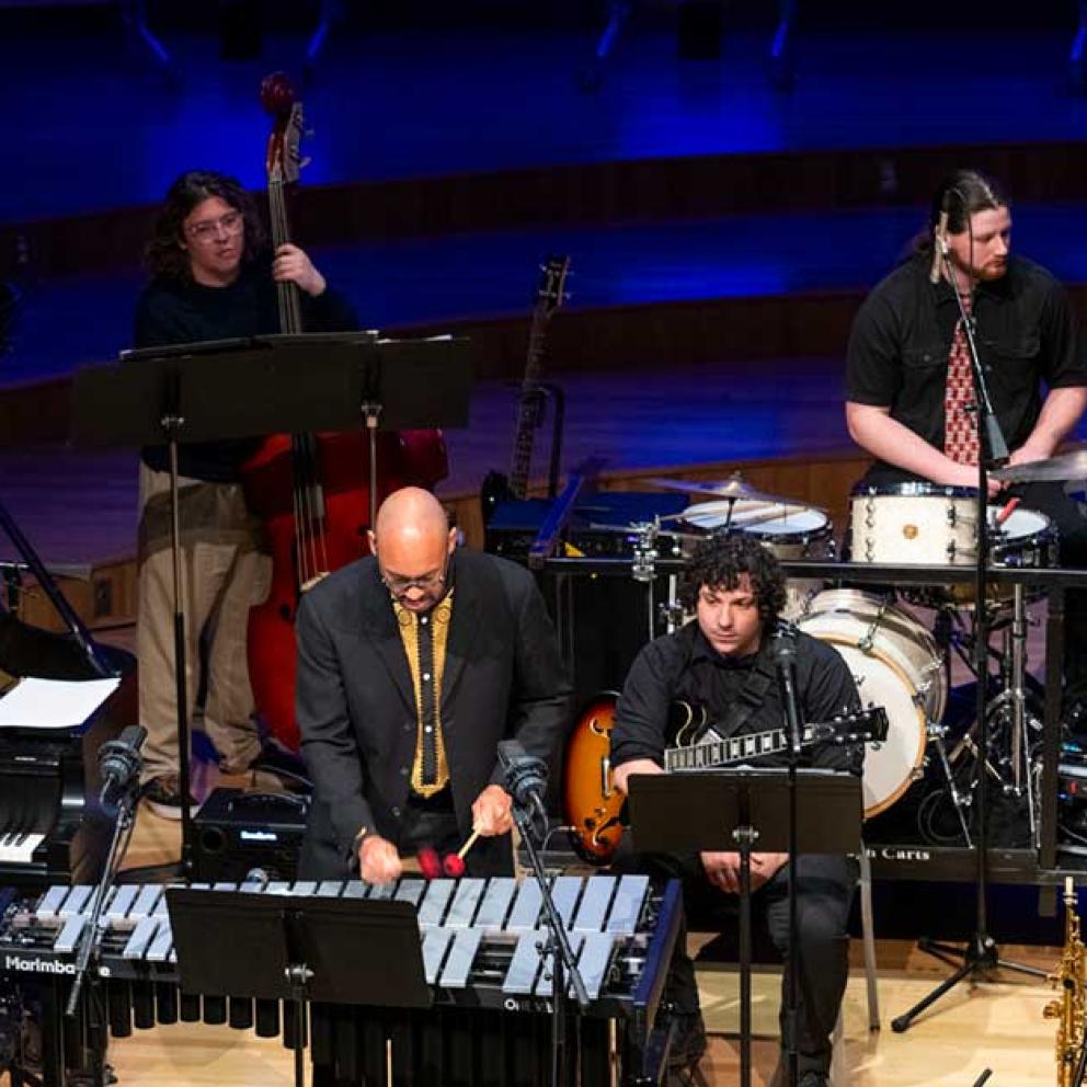 Jason Marsalis and other musicians