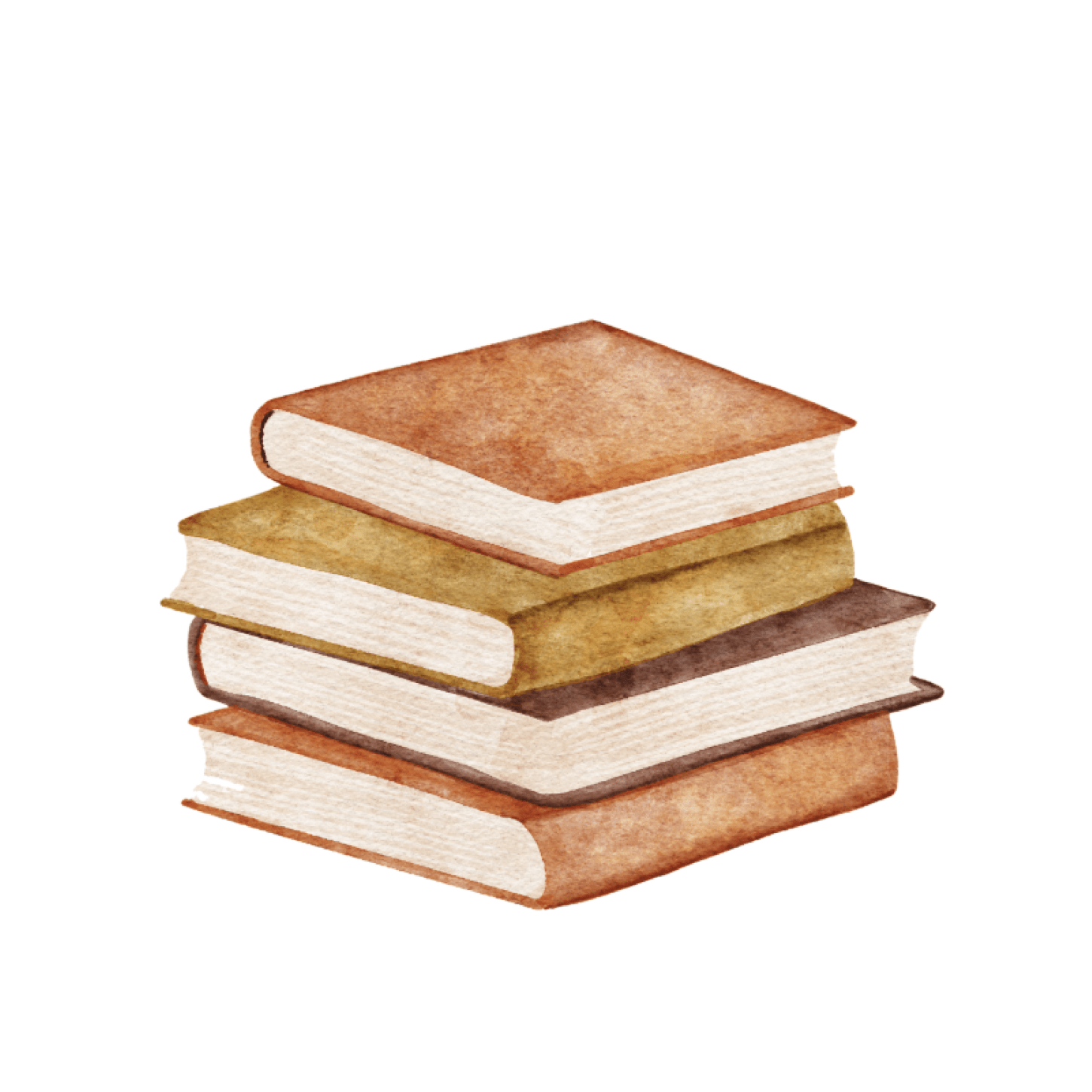 Stacked books