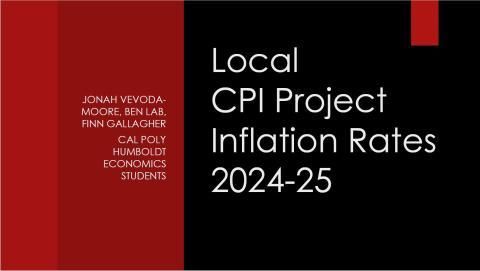 title slide: CPI Project Inflation Rates