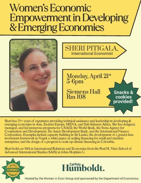 A flyer for a talk