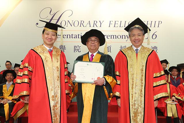 Po Chung receiving his honorary fellowship at The Education University of Hong Kong in early June. Po Chung receiving his honorary fellowship at The Education University of Hong Kong in early June.