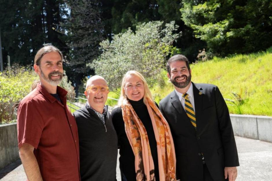 Pic of Dan Mar, Josh Meisel, Samantha Campbell, and Richard Carvajal standing side-by-side