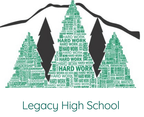 legacy high school trees made of words