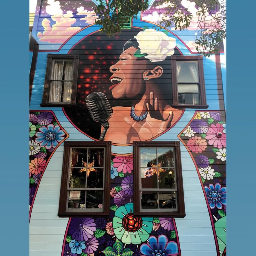 Mural in Old Town Eureka