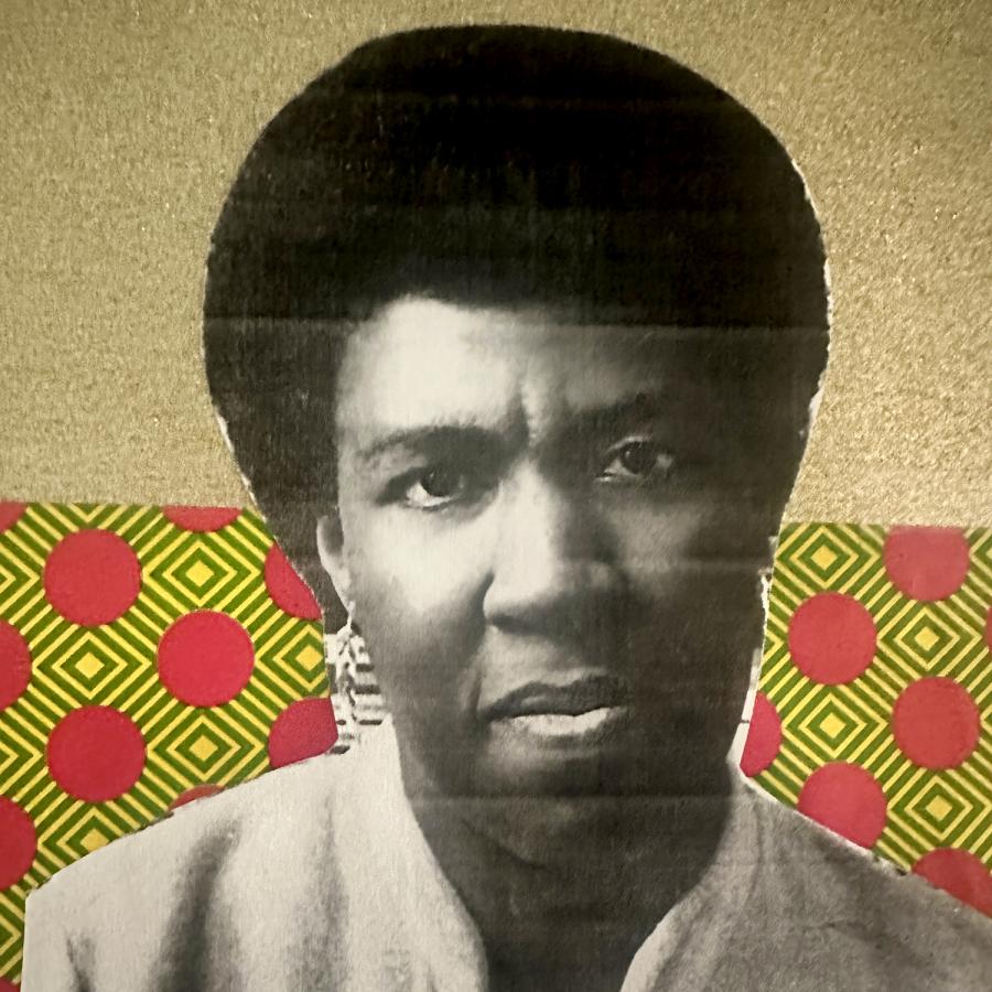 Octavia Butler paper collage