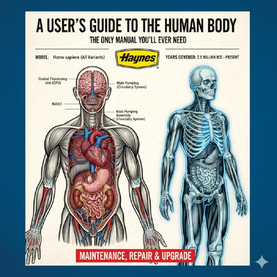 Medical diagram of human body