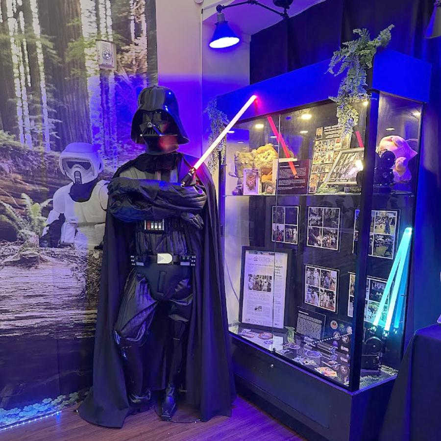 Star Wars display in Cinema Museum