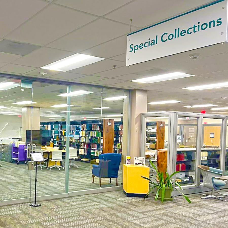 Cal Poly Humboldt Special Collections area