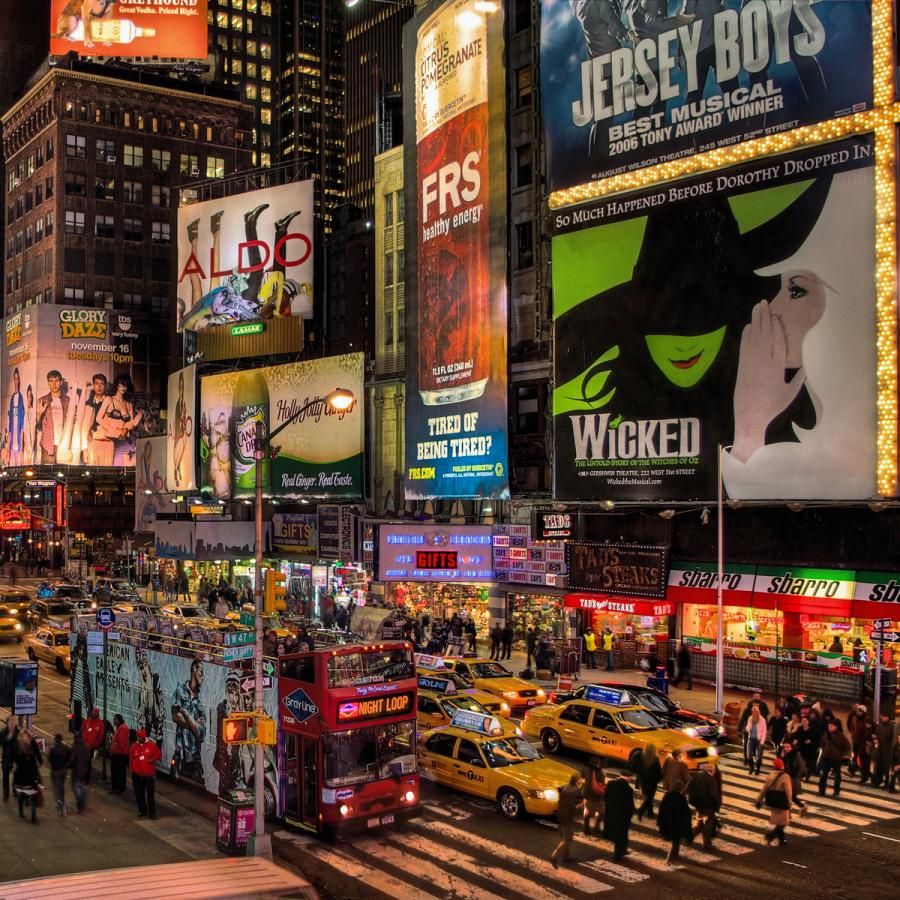 Broadway in New York City