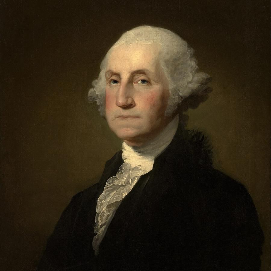 portrait of George Washington painted by Gilbert Stuart