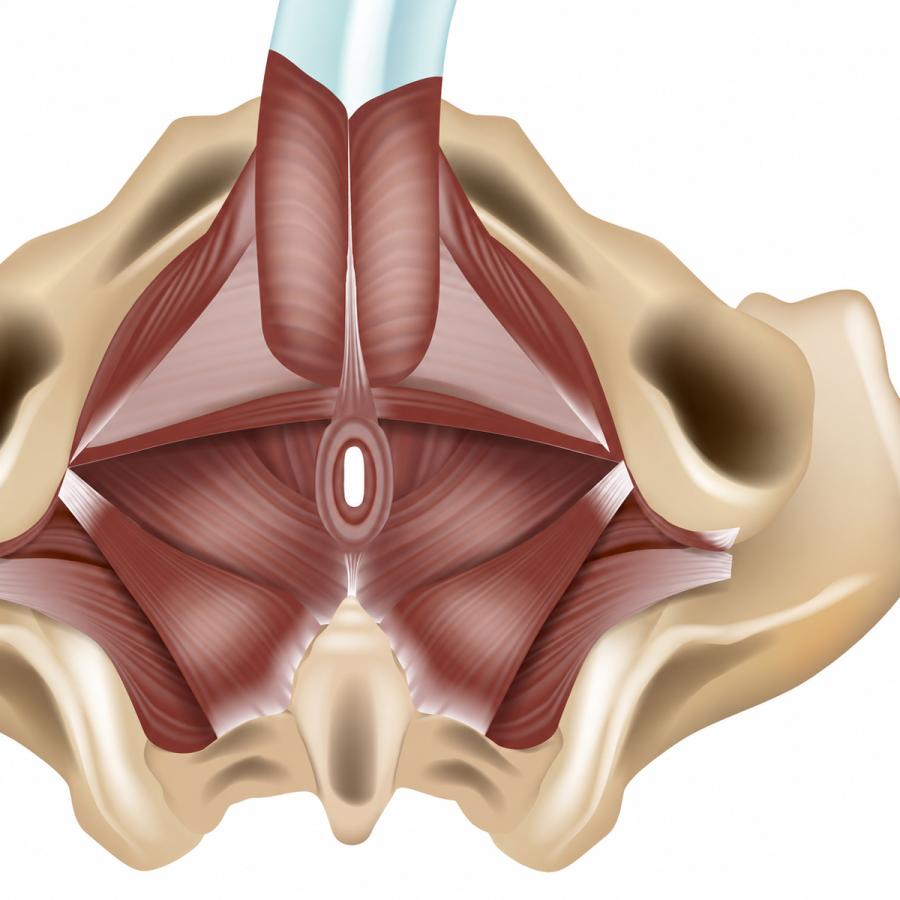 Anatomic image of male pelvis