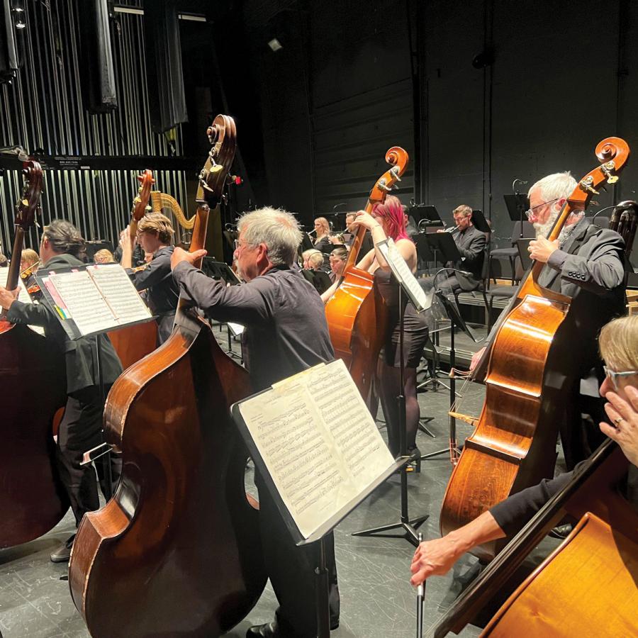 Eureka Symphony bassists