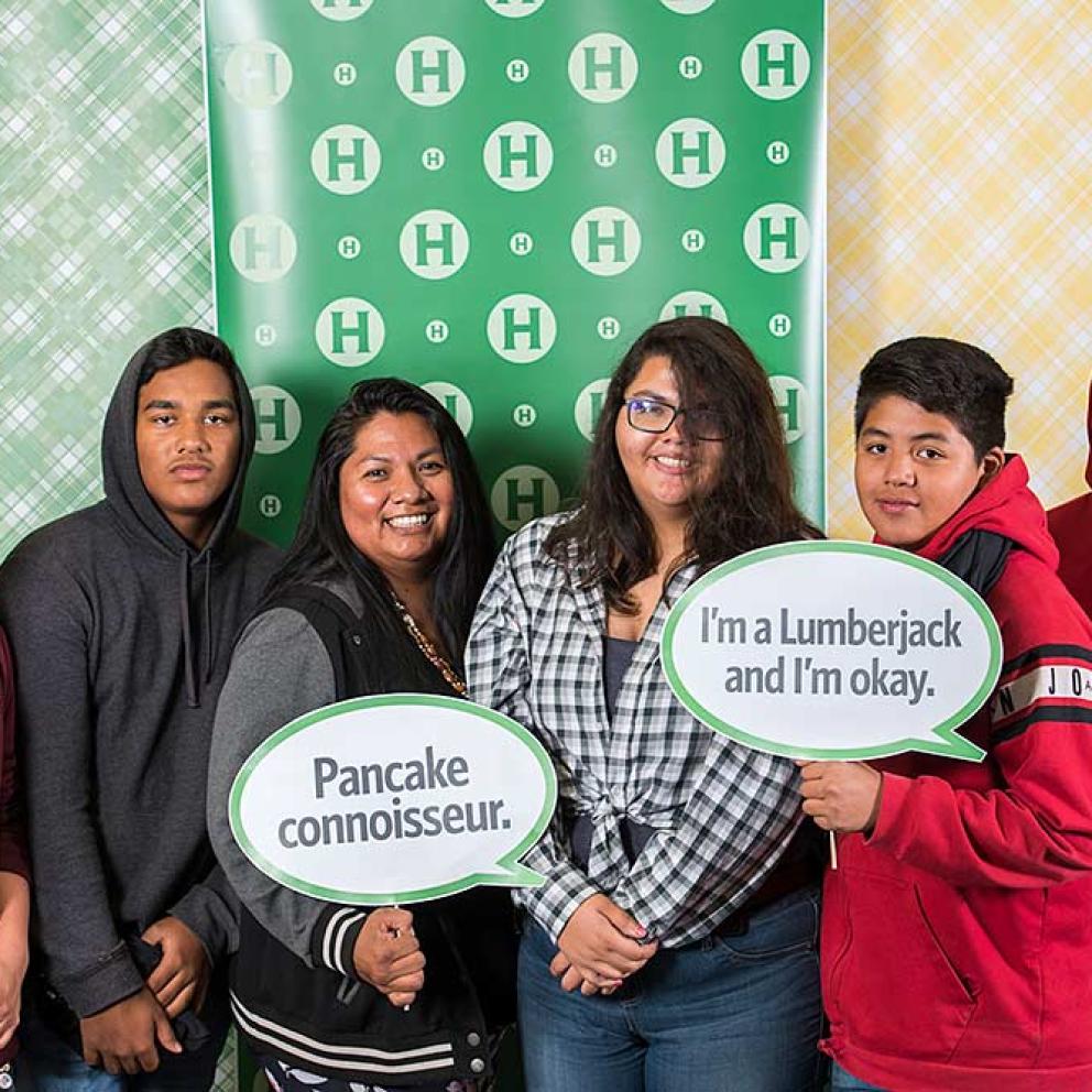 American Indian College Motivation Day attendees