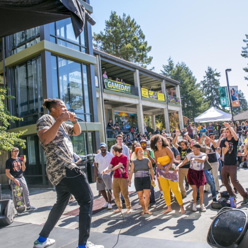 Music on the quad