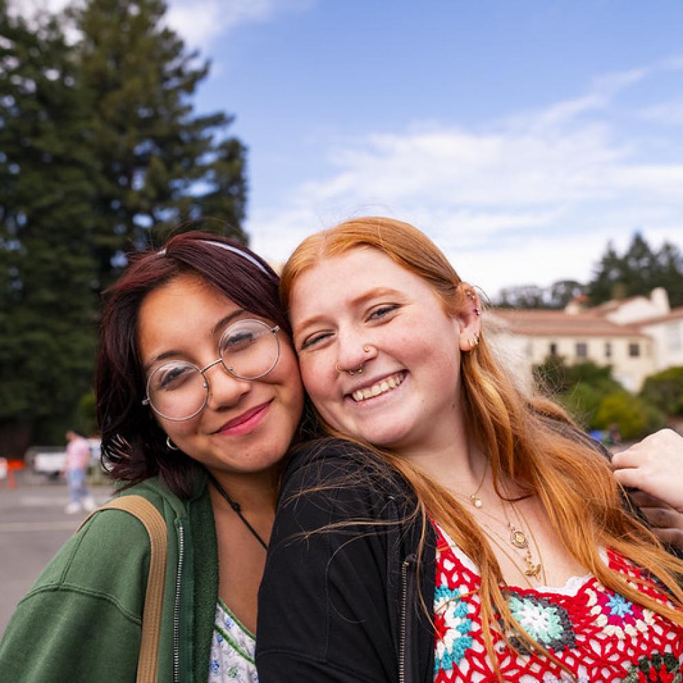 Students at Lumberjack Weekend