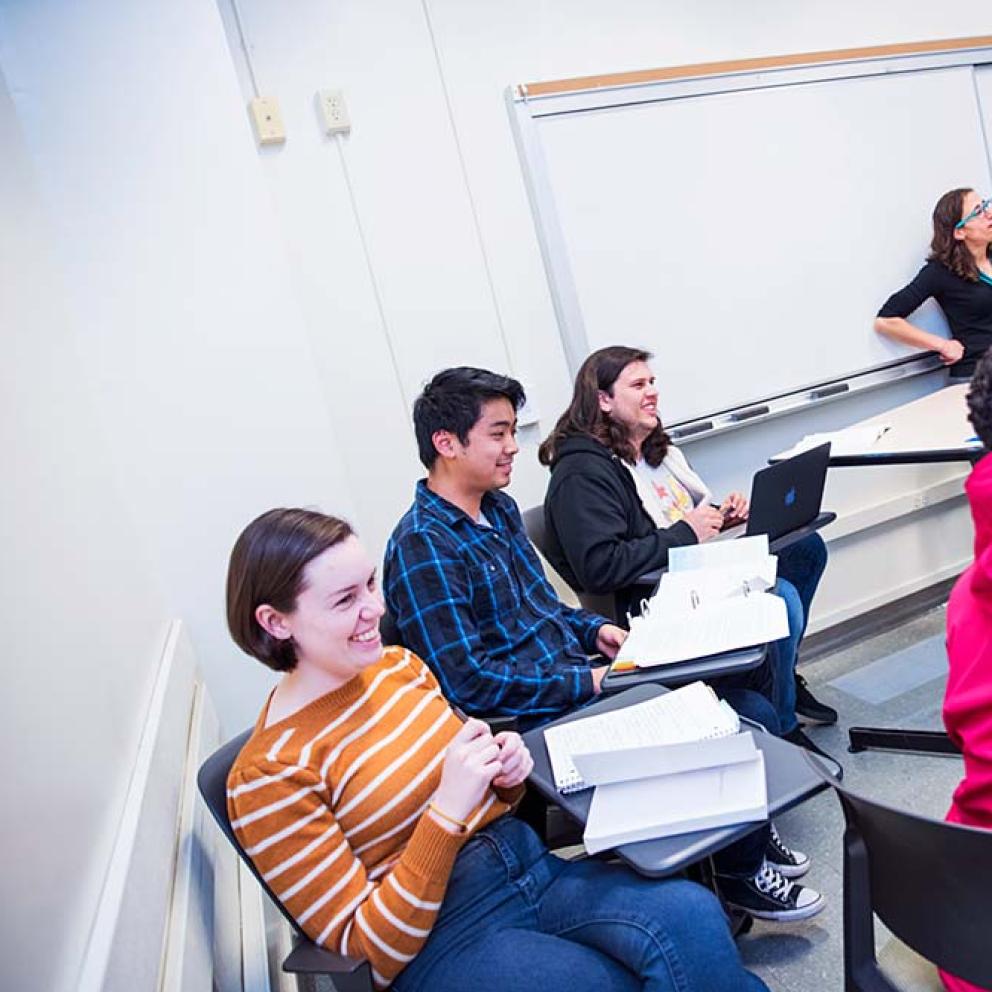 Students in class