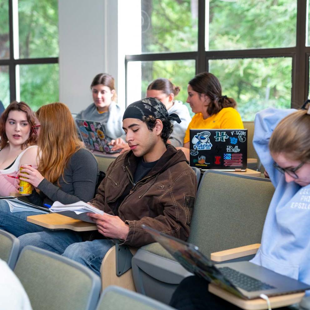 Students in class