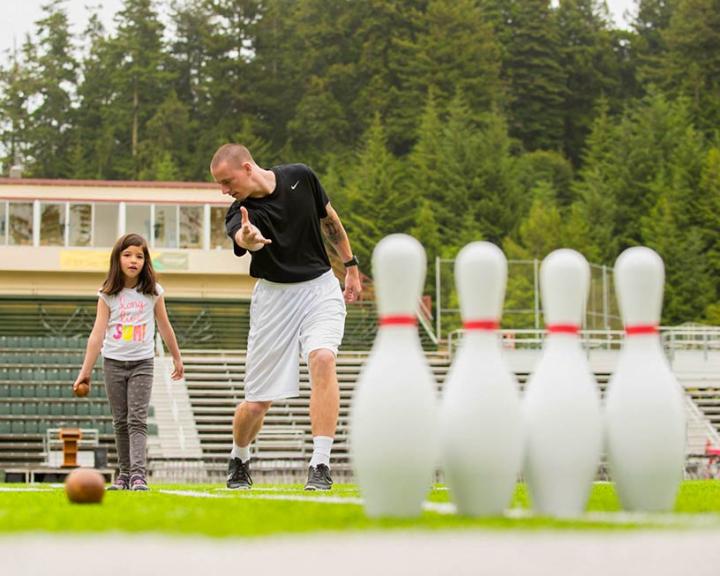 Bowling in Redwood Bowl