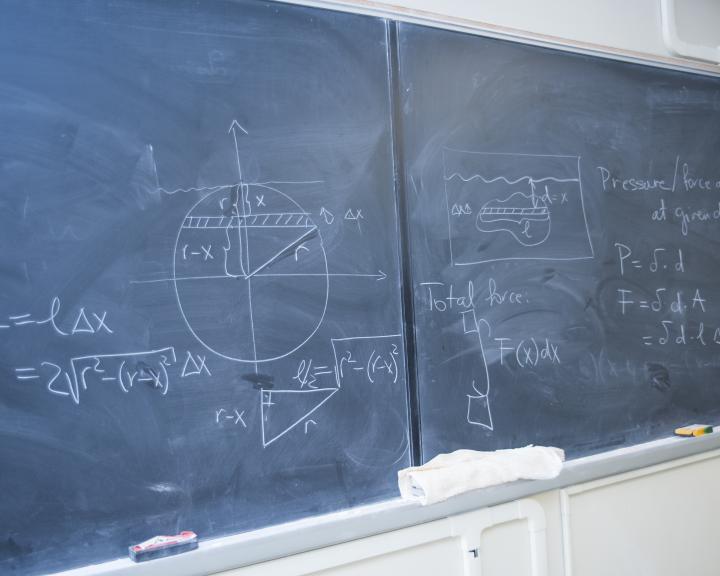 Math photo - chalkboard