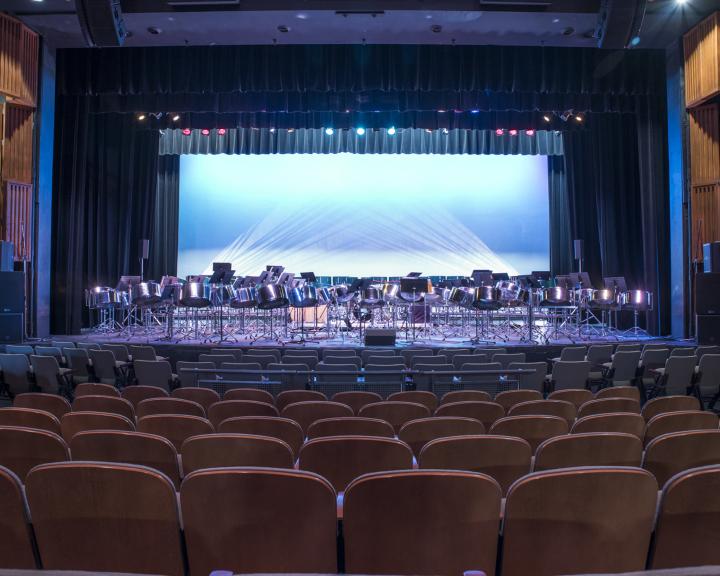 A large performance theatre