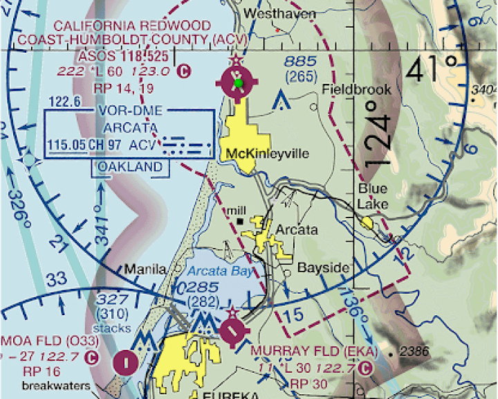A snip of a drone map read-out for CA redwood coast Humboldt County