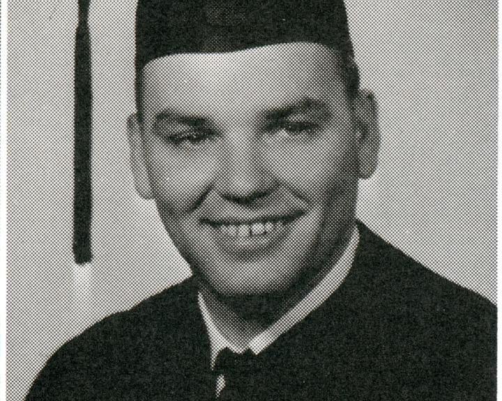 Yearbook photo of Glen Atkinson