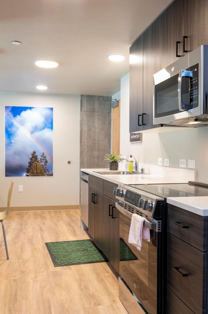 kitchen in student residence