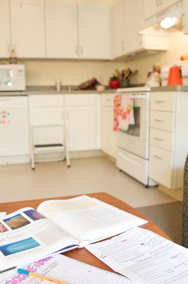 kitchen in student residence