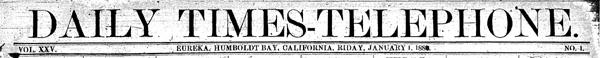 Masthead for the Daily Times-Telephone newspaper Masthead for the Daily Times-Telephone newspaper