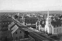 arial street view of a part of Eureka